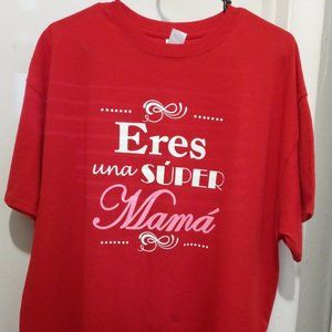 Eres una Super Mama T-Shirt Mother's Day Gift Size